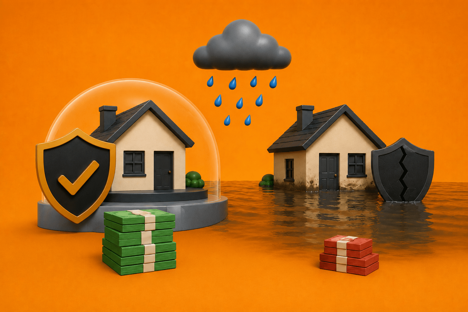 The Same Flood. Two Properties. A £50,000 Difference in What Came Back.