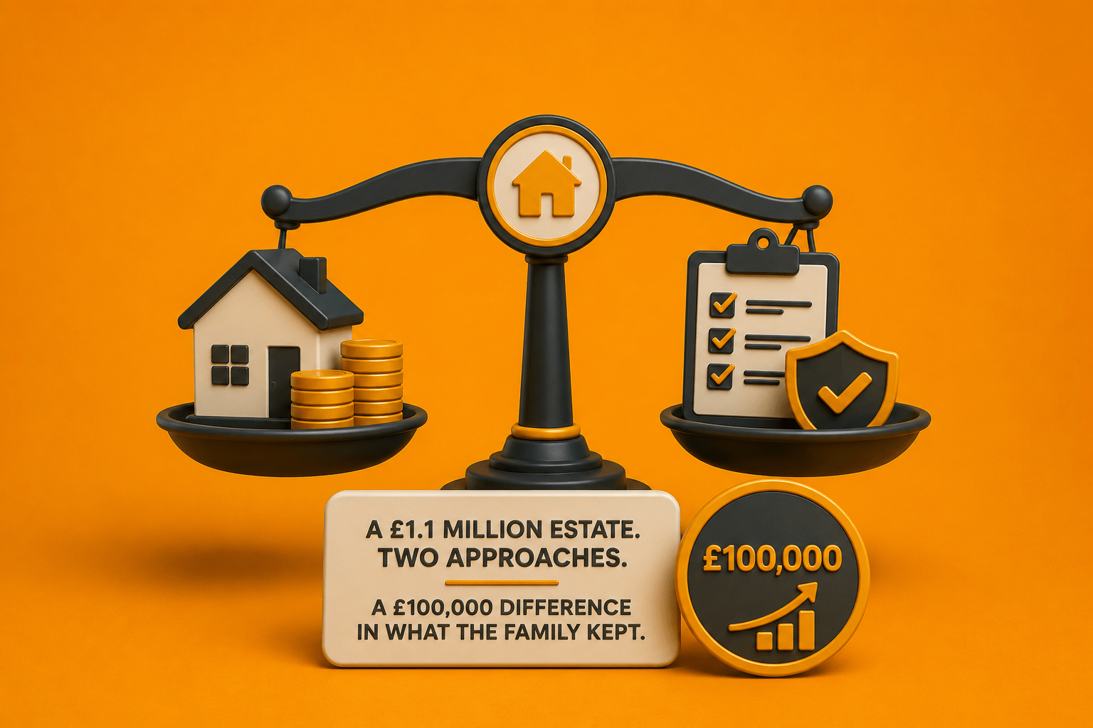 A £1.1 Million Estate. Two Approaches. A £100,000 Difference in What the Family Kept.